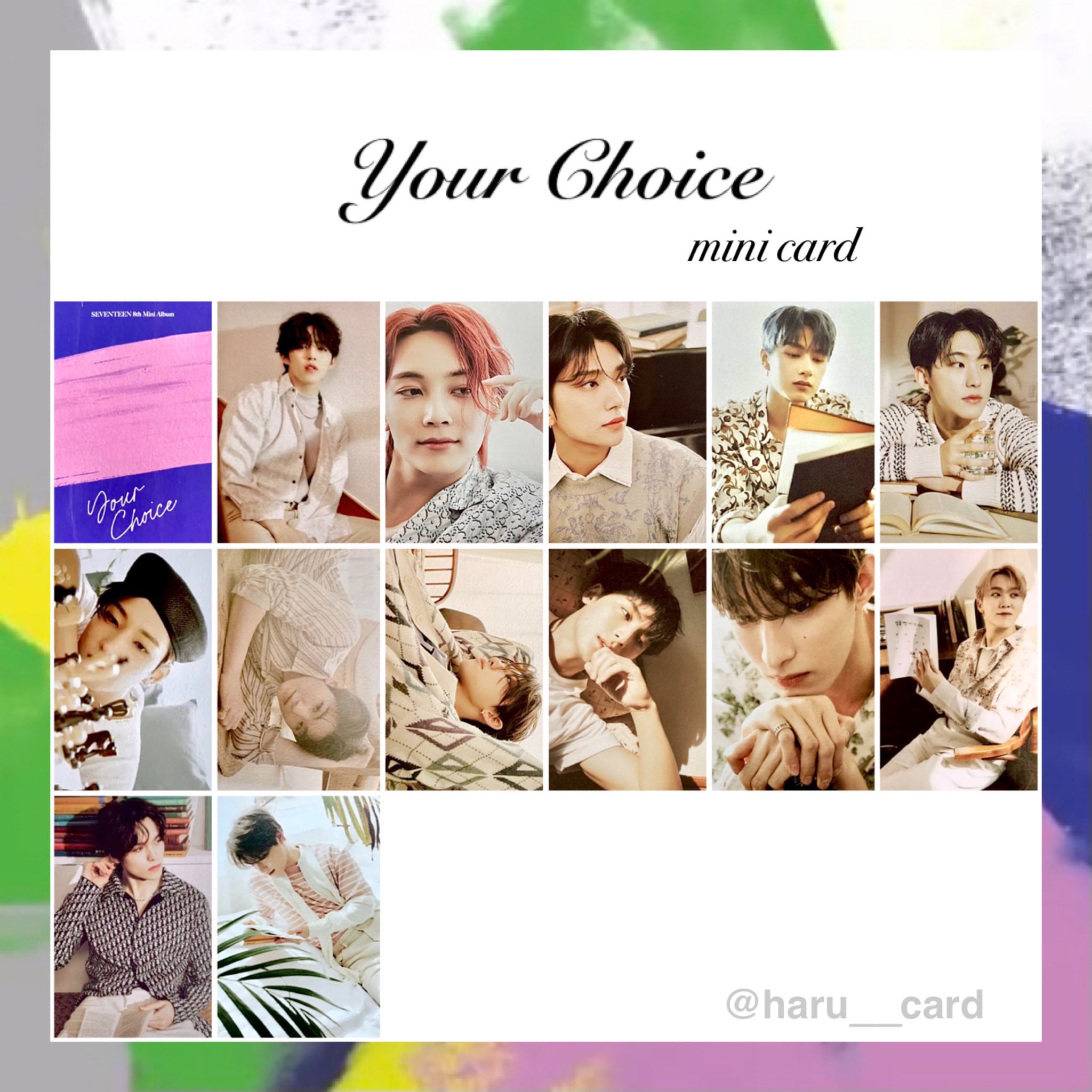 SEVENTEEN Your Choice THE8 ミンハオセットトレカ