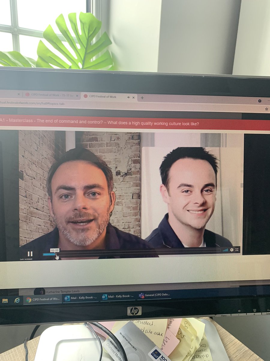 MsKellyBrook's tweet image. #festivalofwork on-demand with @Lars and Ant mcpartlin! @CIPD