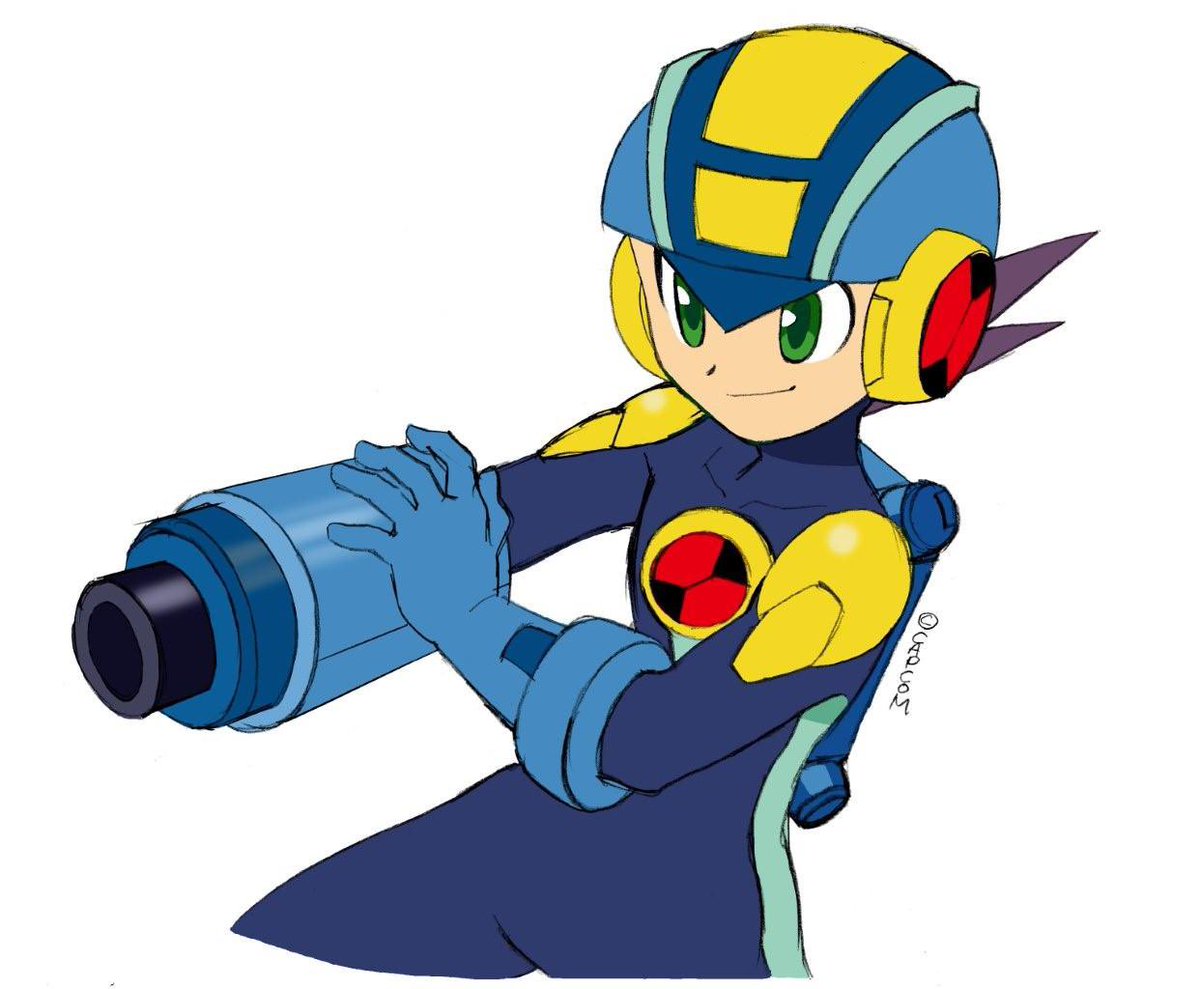 「ROCKMAN.EXE 」|あさだみほのイラスト