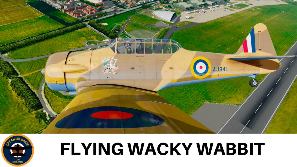 Dreamsofwings1's tweet image. Flying @T6Ltd ‘s Wacky Wabbit in the sim using @a2asimulations excellent Accu-sim T-6 Texan and a great repaint by Matt Wynn and Martin Pengelly
Watch here—-&amp;gt; youtu.be/RhXV-ljTnfM
#t6harhard #t6texan #warbirds #wycombeairpark #duxford #flying #taildragger
