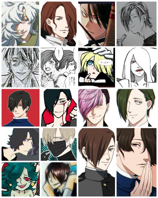 片目隠れのtwitterイラスト検索結果