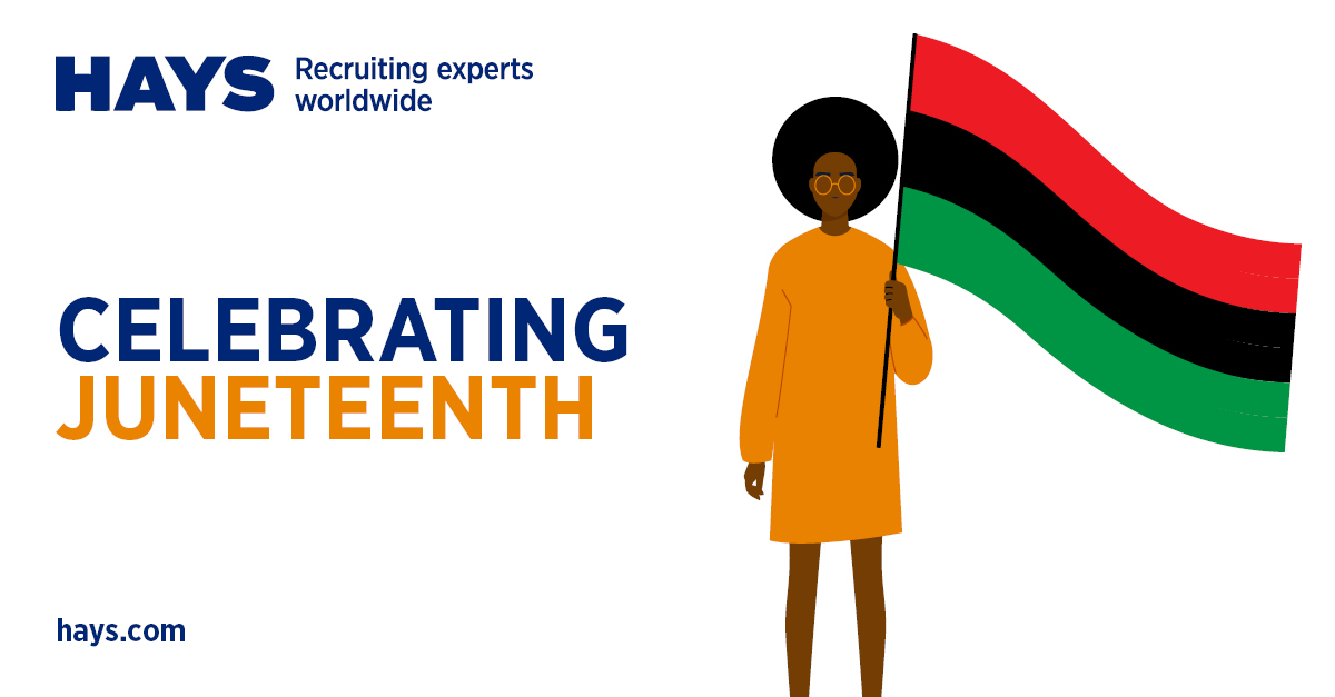 Juneteenth represents an important part of American history. At Hays, we celebrate our diversity and honor those who have fought against racism and the oppression of people based on the color of their skin. #WeAreHays #Juneteenth #FreedomDay