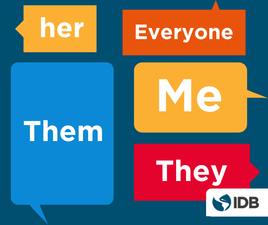 Respecting the pronouns each person chooses to identify themselves with and usin...