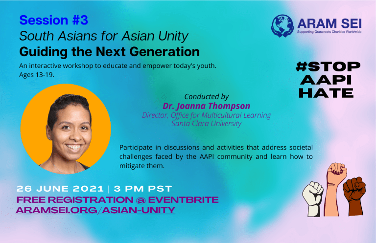 SangRocks's tweet photo. AAPI hate crimes in America has raised a question of how teens could stay informed and help combat racism.  Aram Sei has organized an interactive webinar on June 26th to educate young adults on fighting AAPI hate crimes.
Register Free:  https://t.co/sSsyaKlg29 https://t.co/zMNY80jYfa