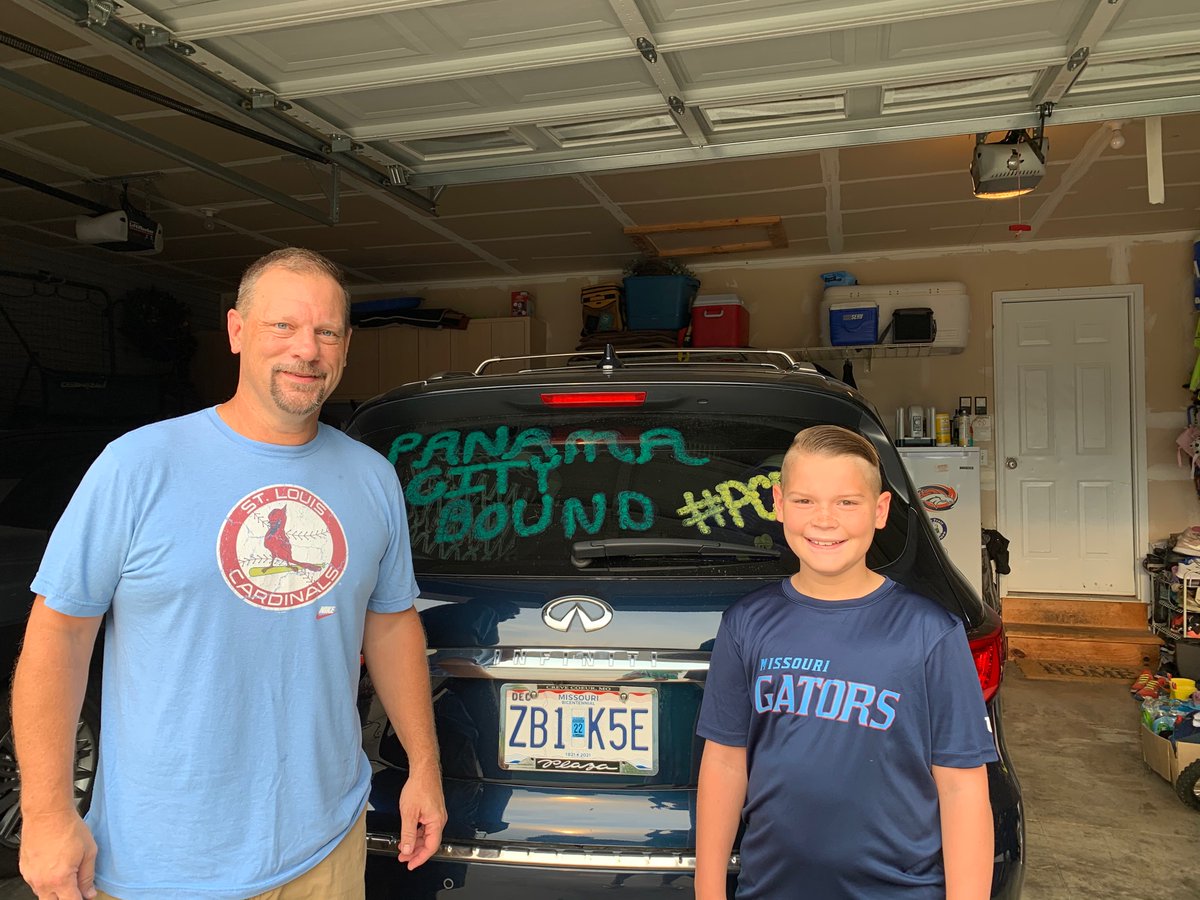 TrishaGrantham5's tweet photo. Good luck MO Gators Karrenbrock 9U boys⚾️🐊⚾️ Panama City Bound Baby💙 #PCBbound #20 #GoGators #beach&baseball @ag_stl @gatorsba https://t.co/Mhxc7UDAFb