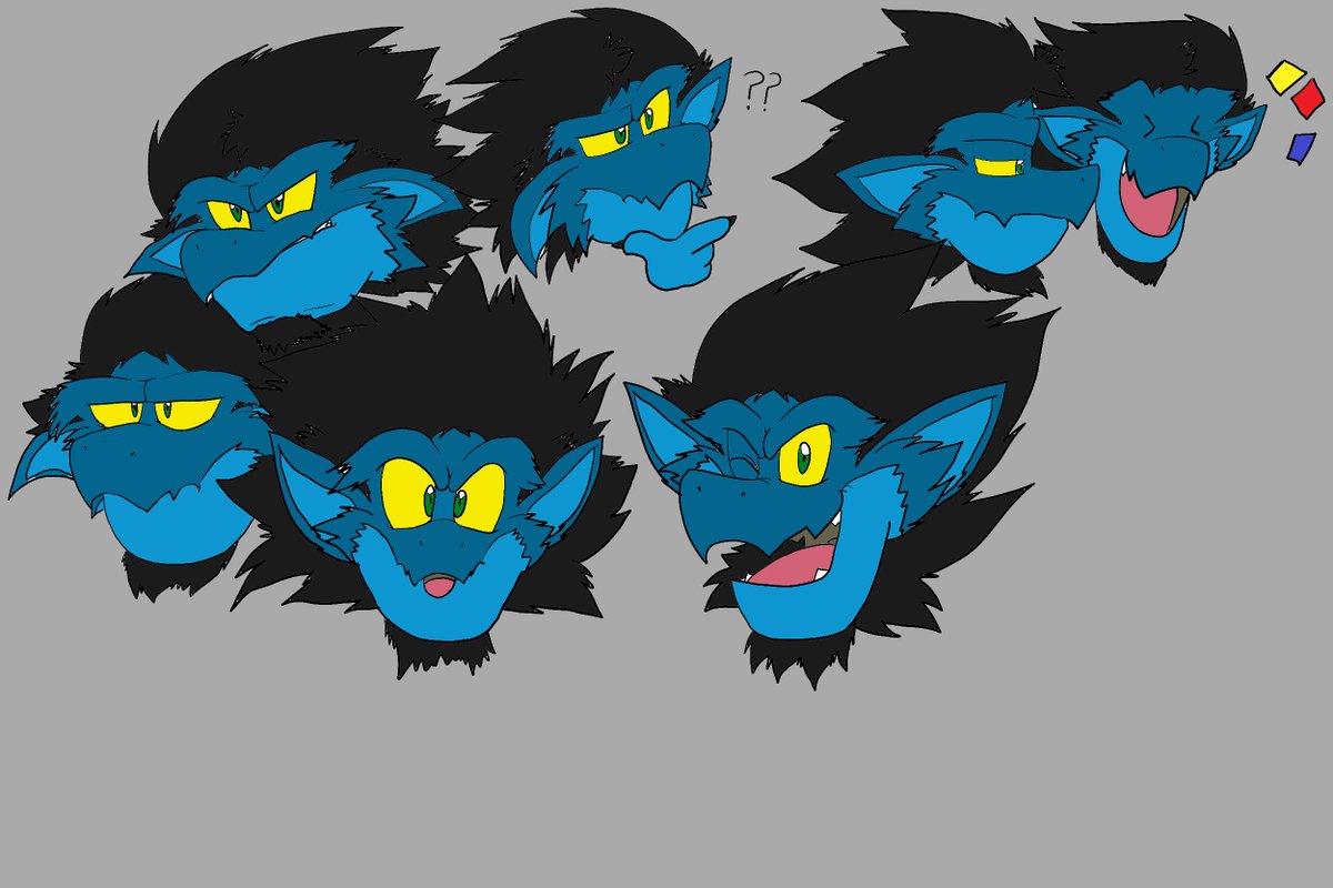 Colored version of emotions.