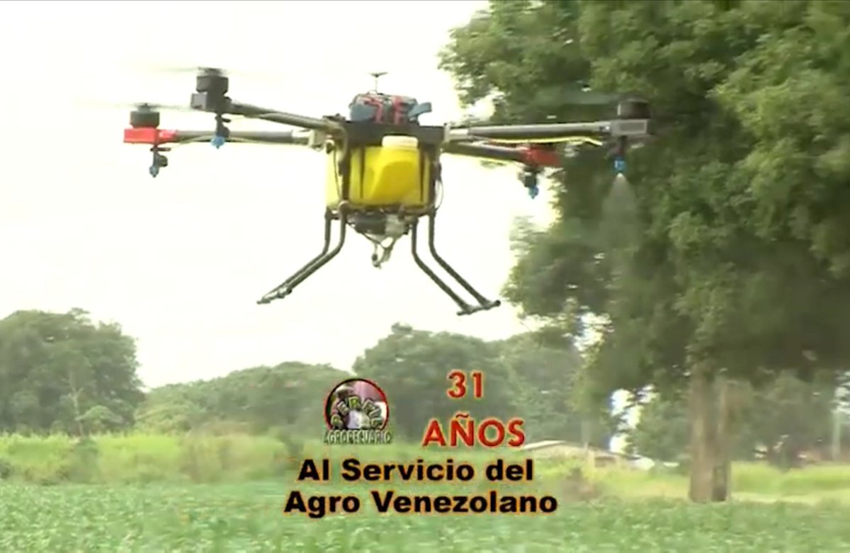 JVGKabala's tweet photo. #rpas @ecorockdrone1 es #Agprecision en #Venezuela🇻🇪 para desarrollar la #agricultura 4.0, usando #drones en aspersiones aéreas con #ecopractices. @Perfilagro1 presenta en @Canal_Televen éste domingo #HiTech en #Turen para más #produccion @agrocognitive @precision_vzla @vidaagro https://t.co/OT9IljQXah