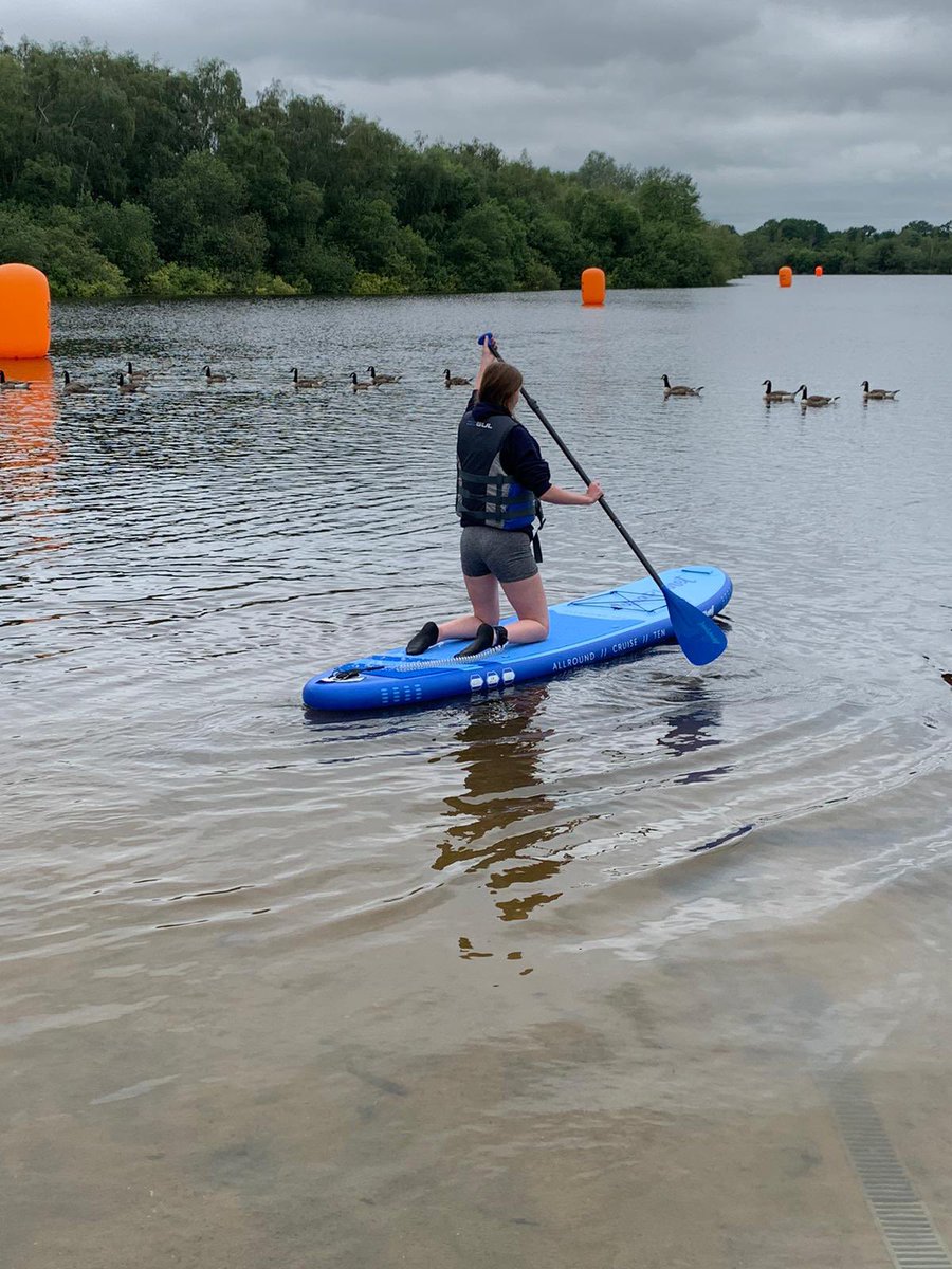 Laura_JStone's tweet photo. A successful maiden voyage on our family paddle board, affectionately named ‘Floater’ https://t.co/5XrvoVu9f3