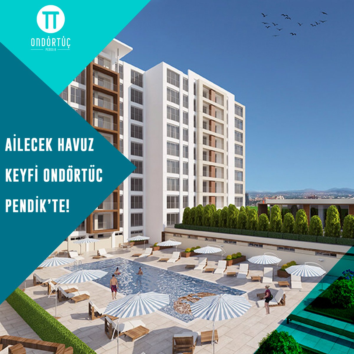 ondortuc's tweet photo. Ondörtüç Pendik'te her yaz ailecek havuz keyfinin tadını çıkartın!

Detaylı bilgi için: 
0216 314 14 14 📞
https://t.co/RUVoQ5c2NX 🌐
#ondortuc #Konut #pendik #havuz #konutprojesi https://t.co/gartbH1NBH