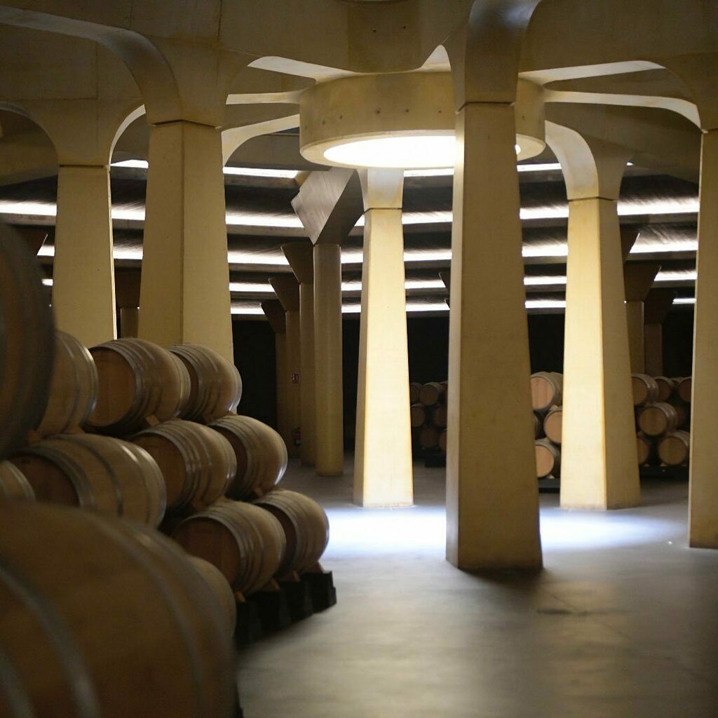 La luz en la bodega #larioja #vino #luz #briones #bodegavivanco