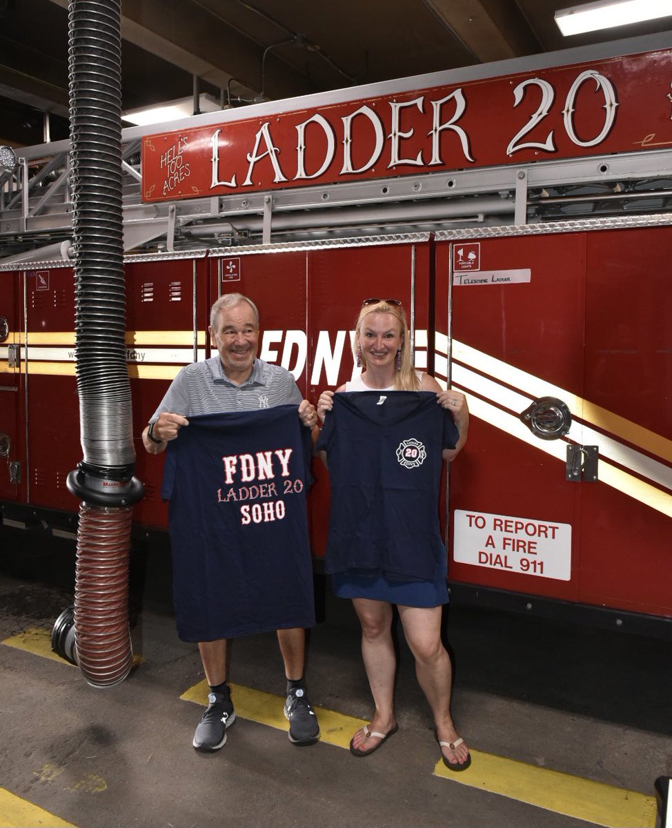 FDNY's tweet image. Today, retired FDNY Firefighter Eugene Pugliese #Ladder20 reunited with Deirdre Taylor, who he rescued from a fire in 1983. Read about the heroic rescue and their first reunion at: bit.ly/Pugliese1983re…