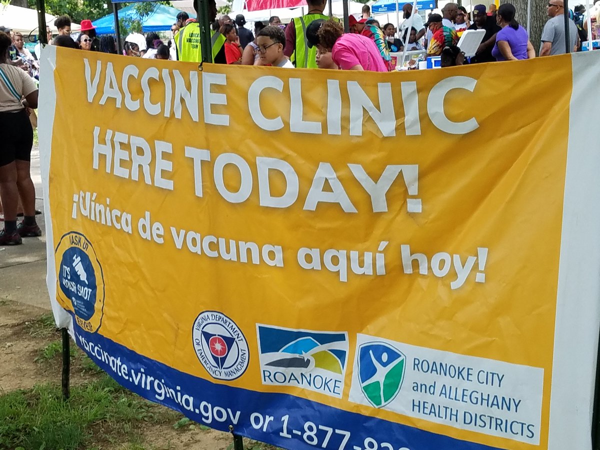 BoydAila's tweet photo. Today's #Juneteenth celebration includes a vaccine clinic. @vadogwoodnews https://t.co/bjSOWm2glA