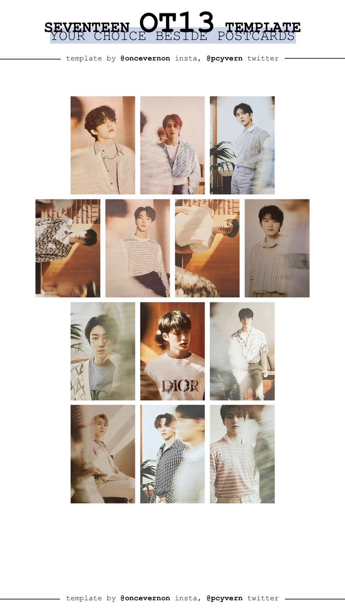 seventeen your choice one side, other side, and beside postcards