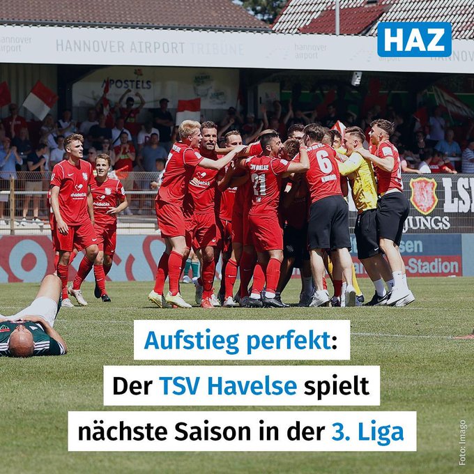 Kevin Schumacher schoss sein Team mit einem Traumtor in die 3. Liga #TSV1FC05 #Havelse #3Liga  ▶️ https://t<a href="/tag/tsv1fc05"class="tags"><span>#tsv1fc05</span></a><a href="/tag/havelse"class="tags"><span>#havelse</span></a><a href="/tag/3liga"class="tags"><span>#3liga</span></a>