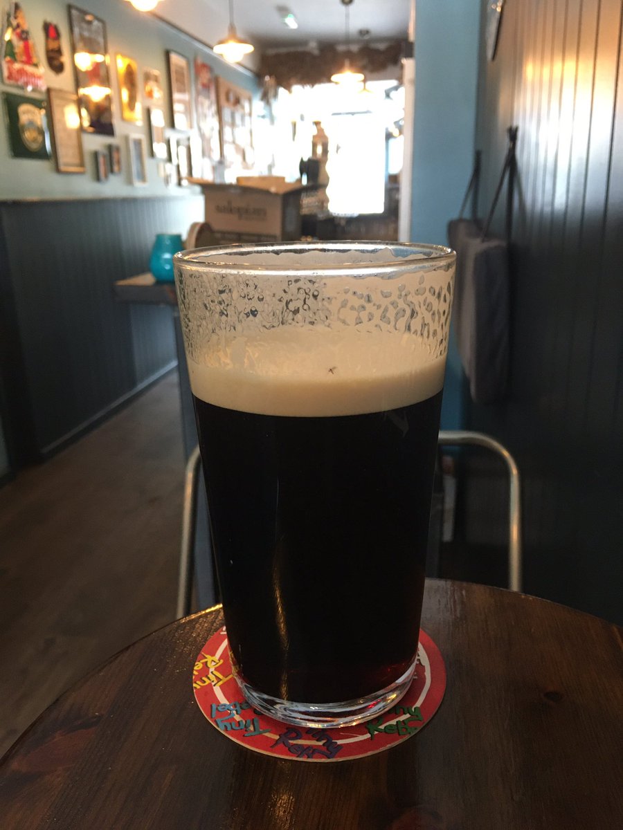 Lovely pint of <a href="/TitanicBrewery/">Titanic Brewery</a> Classic Mild in the cool confines of <a href="/BeerShed_NM/">Beer Shed</a>