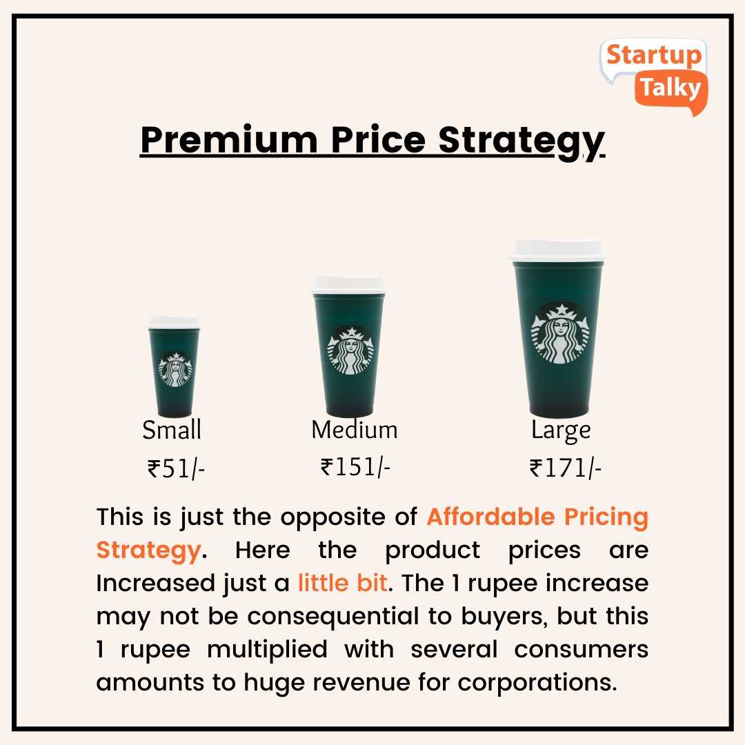 startuptalky's tweet photo. Pricing strategies that make you pay more!
#branding #strategies #startups #business #pricing #entrepreneurs #stfacts #facts https://t.co/aAsZSgJ6M2