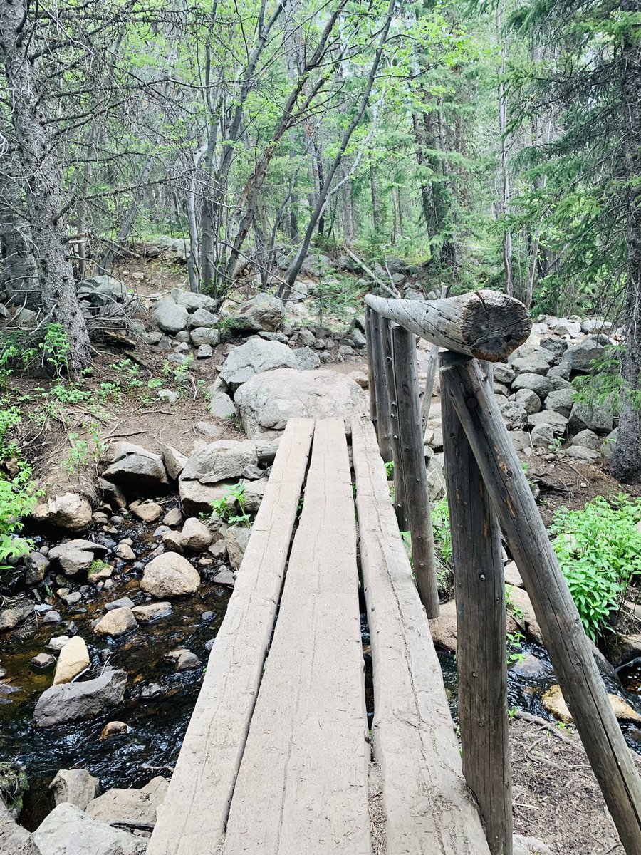 hike_co's tweet photo. 4 bridges on a #hike today. A new record for #hikeCO. Amazing weather and visibility near Nederland, CO today. https://t.co/W3D7OGBi6Y