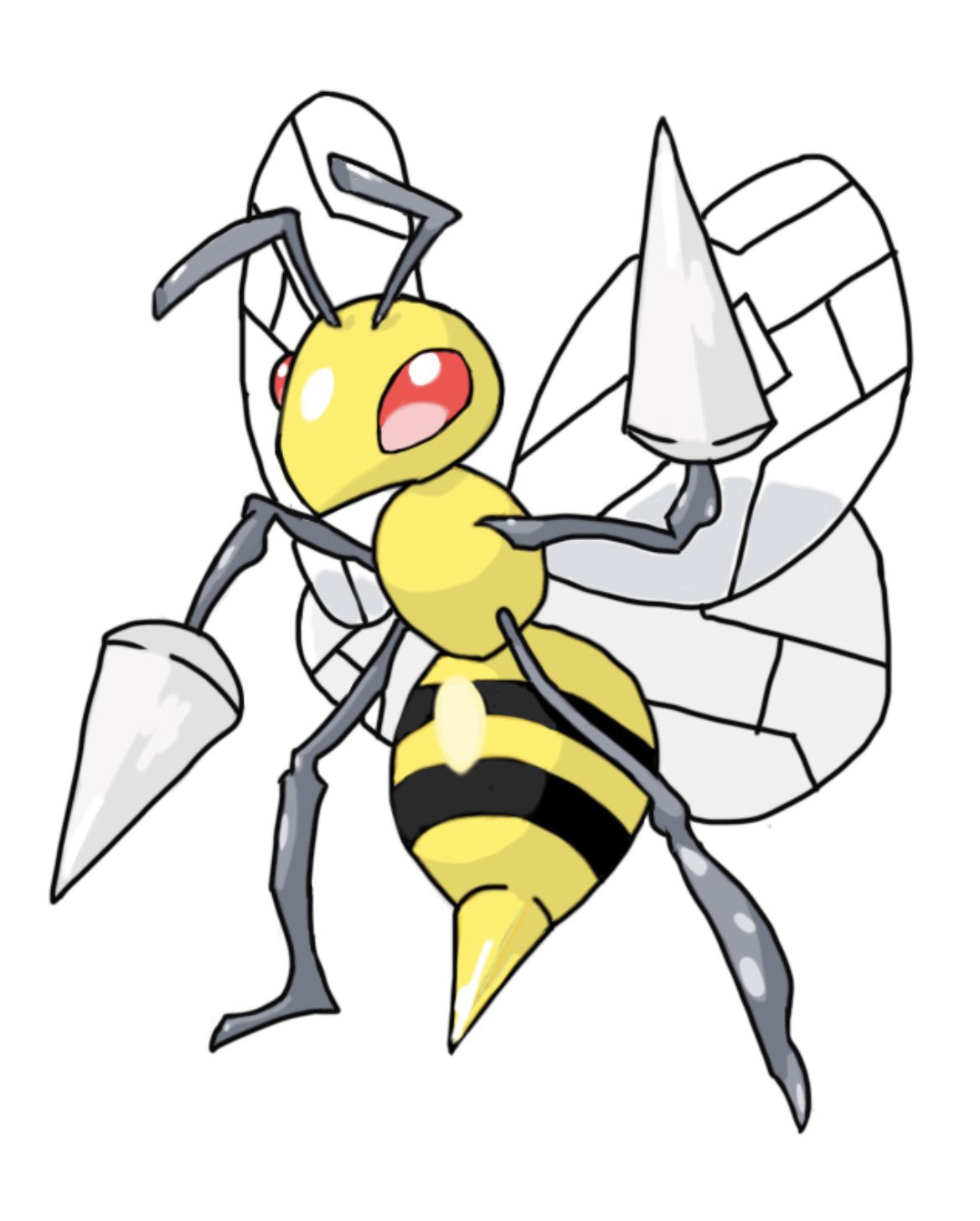 おおた ポケモン図鑑no 015 ポケモン スピアー イラスト T Co 5qet5lzud3 Twitter