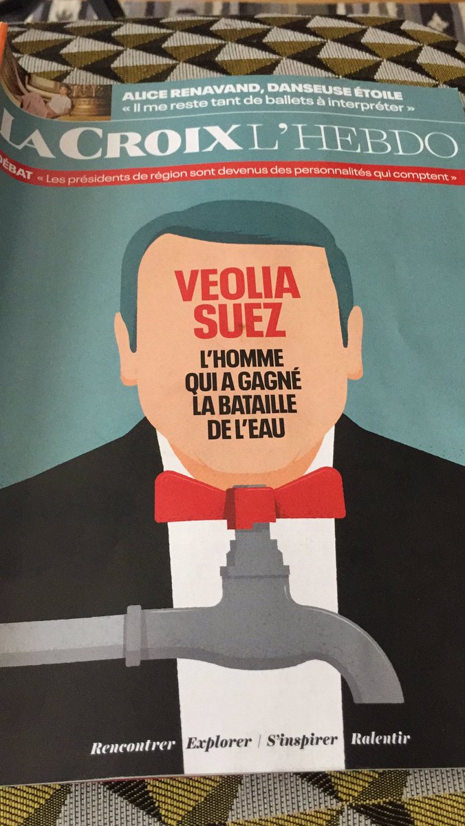antoinedabbundo's tweet photo. Mon confrère Jean-Claude Bourbon est un des journalistes qui connaît le mieux le monde des grandes #entreprises françaises. À lire, son passionnant récit sur Antoine #Frérot et la bataille de l’#eau #Veolia #Suez délivré dans @LaCroix L’Hebdo tout chaud ! https://t.co/r4BYAhLvGQ