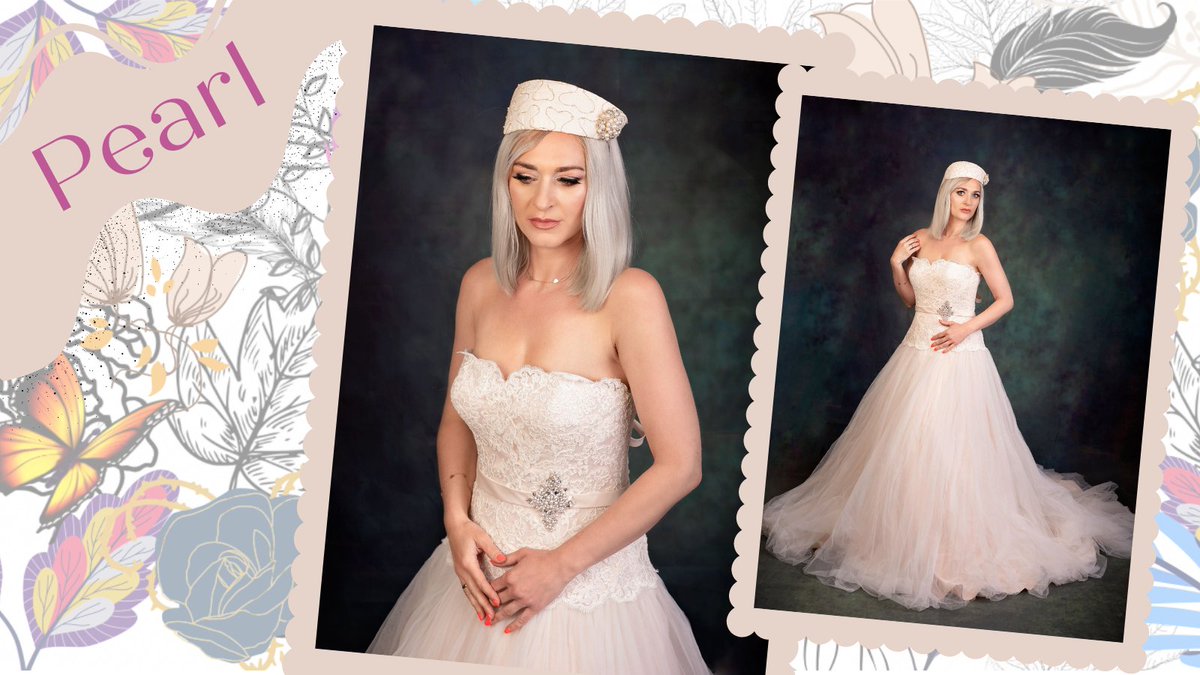 Be wedding ready.  Embroidered and pearl silk headband.  Wedding dress also for sale, only worn by the model. £500 ONO.  
#bridalwear #bridetobe #bridefascinator #bridaloutfit #ukweddinghour #ukwedding #ukbride #ivoryheadpiece #mhhsbd #worcestershirehour #yourbizhour