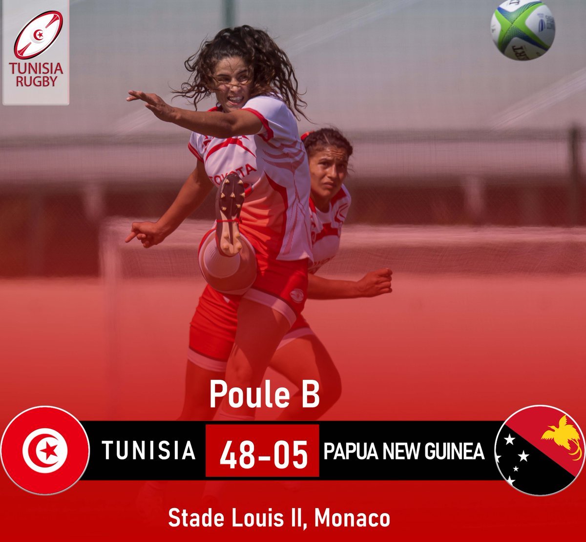 Bravo les Gazelles 🇹🇳 💪 ✅match 1: Tunisia 🇹🇳 | 🇵🇬 Papua New Guine ⏳match 2: Tunisia 🇹🇳 [16H00] 🇰🇿 Kazakhstan #rugby7s #roadtoTokyo #monaco7s #rugby #worldrugby #monaco @RugbyAfrique
