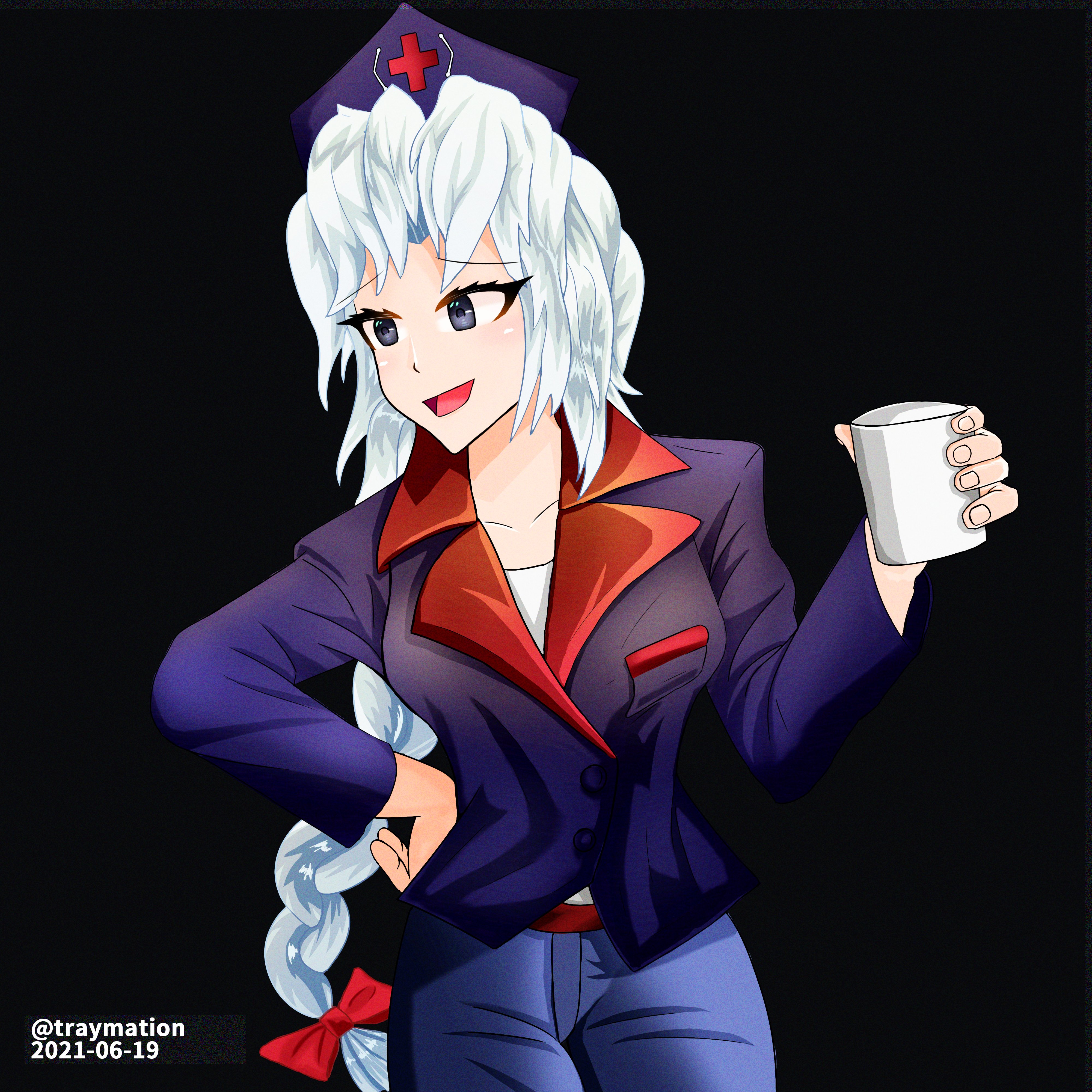 Traymation 八意永琳 Eirin Said Touhou 東方イラスト 東方project Touhouproject T Co Gqum3vhlsw Twitter