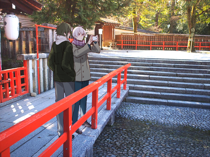 「ショートヘア 神社」のTwitter画像/イラスト(古い順)