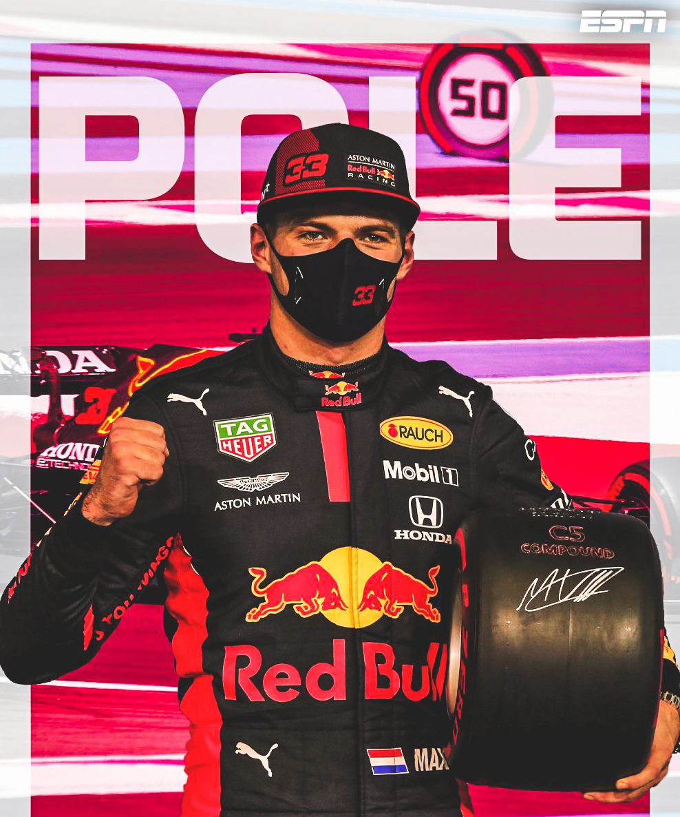 ESPNF1's tweet image. MAX MEANS BUSINESS 😤