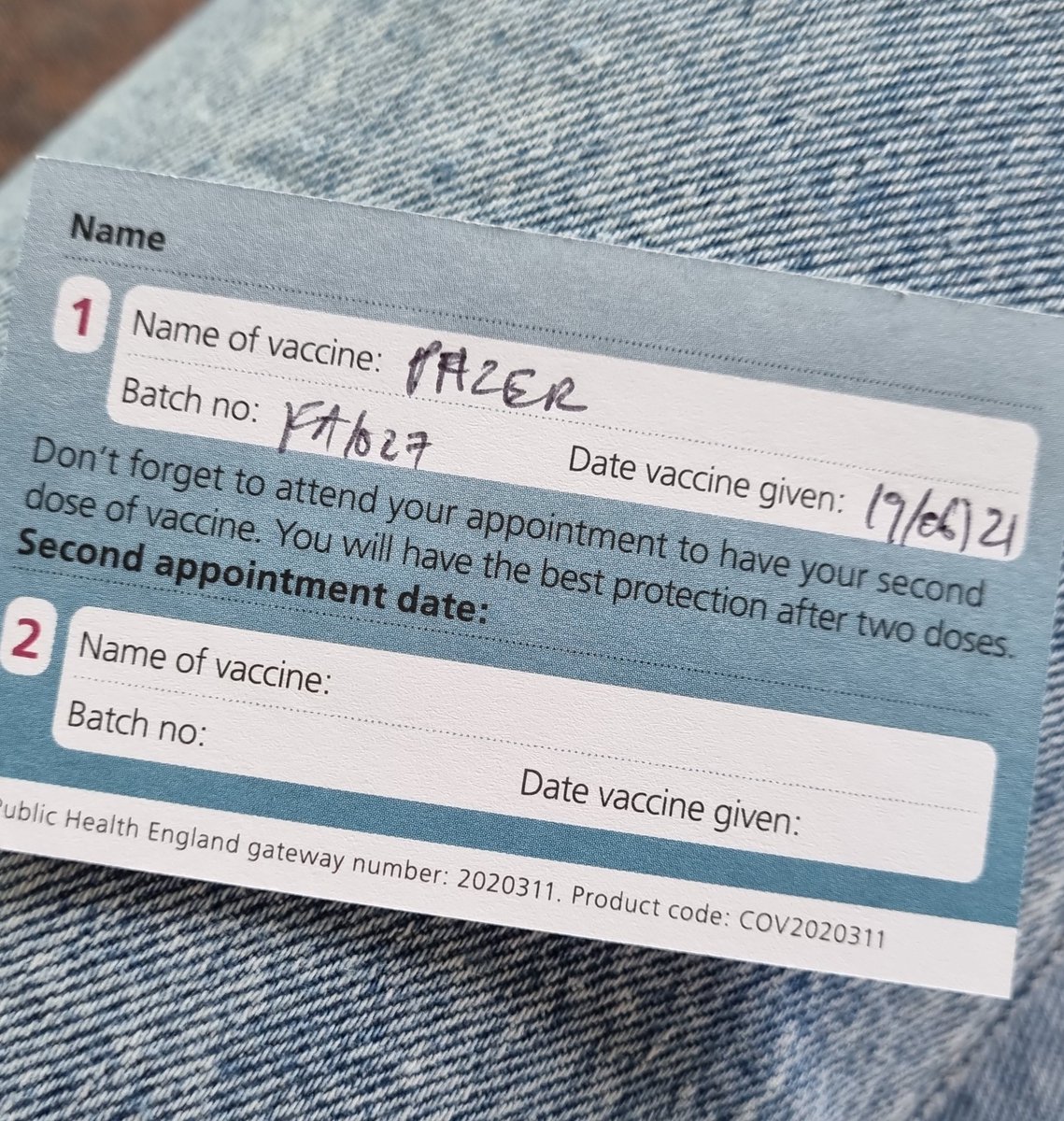 Are you even vaccinated if you don't post your card pic?