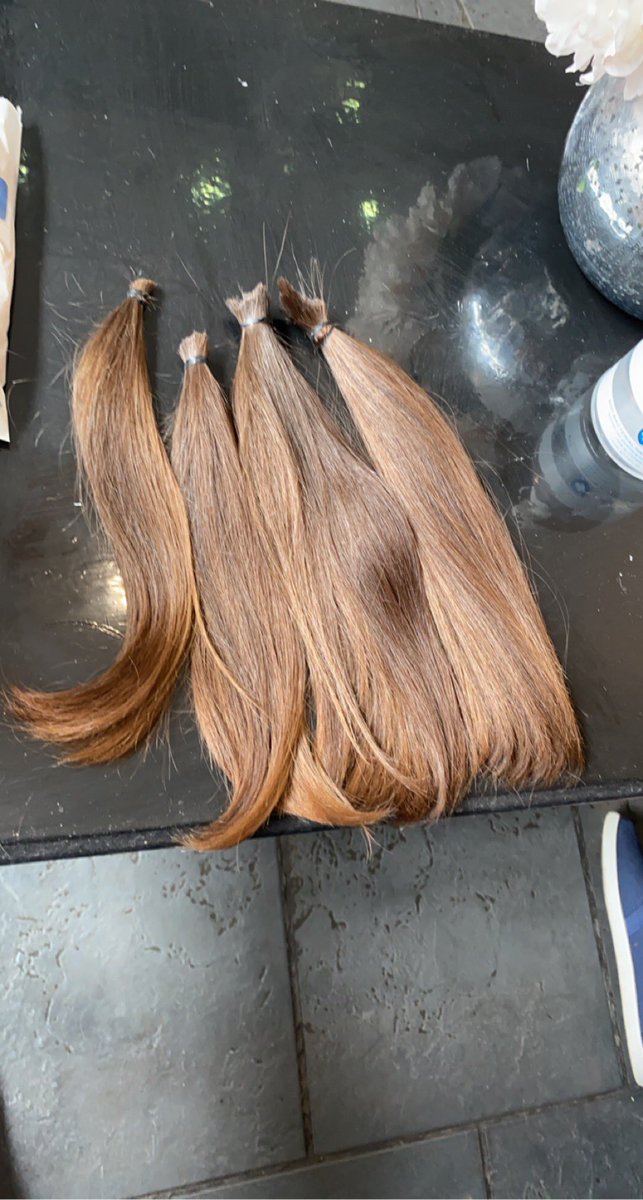 pambelly's tweet photo. @MrsMichelini1 Millie donated her hair today to the “little princess trust” wanted to@show you 🌟👸🥰 https://t.co/DMHWWszsVh