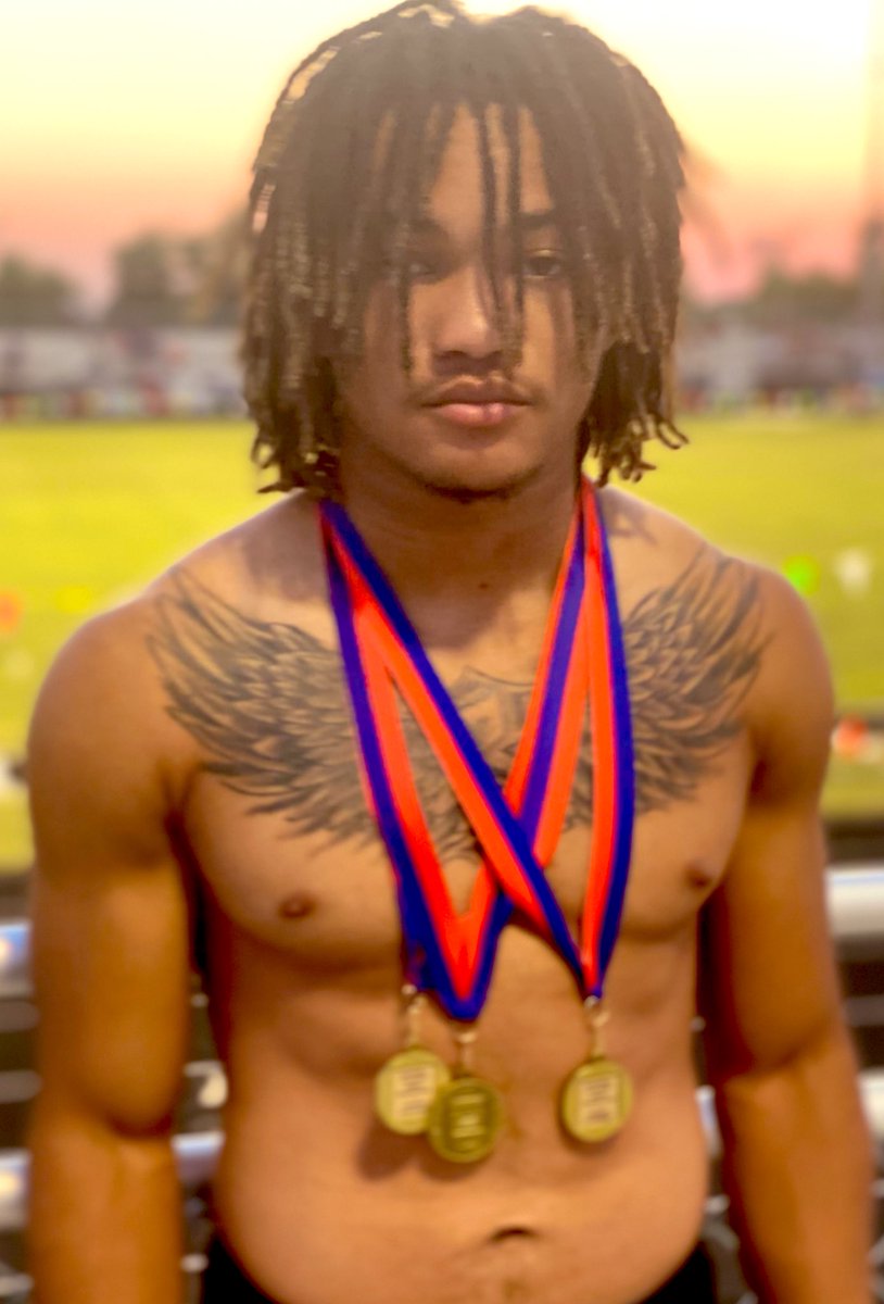 AllDayTrae's tweet photo. The power of 3 is universal &amp; is the tripartide nature of the world as heaven, earth, and waters. It is The Triad, being the number of the whole as it contains the beginning, a middle and an end. 3 Gold Yesterday at Regionals. Next stop State Championships @mics_football
🥇 🥇🥇 https://t.co/AMnG9tEtyB