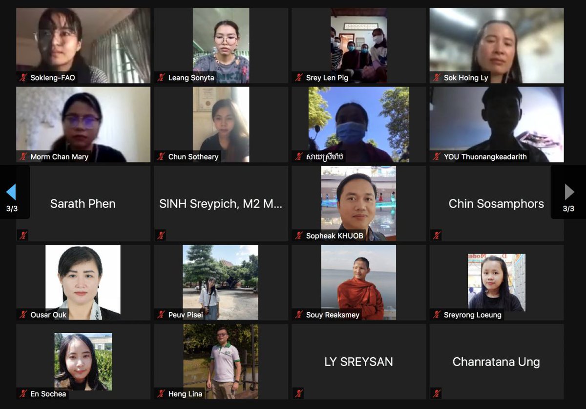 HKroeun's tweet photo. Thank you @bormey_chhun productive #foodsystemdialogues. Great to see so many young people actively discussed their thoughts on their roles in food system in Cambodia. Well done! Congratulations! @hannahtaaffe @andyrooke87 @Irshaddanish https://t.co/i1A1bUtlUM