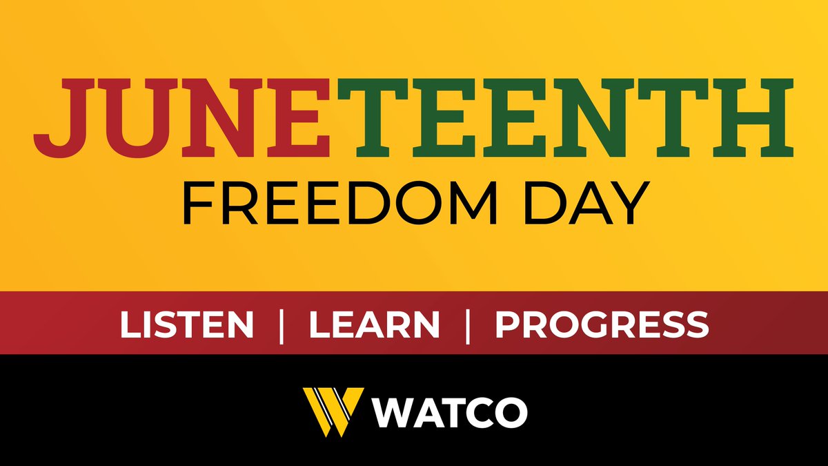 WatcoRail's tweet photo. #Juneteenth #ONEWatco https://t.co/nz2x0Rqlmf