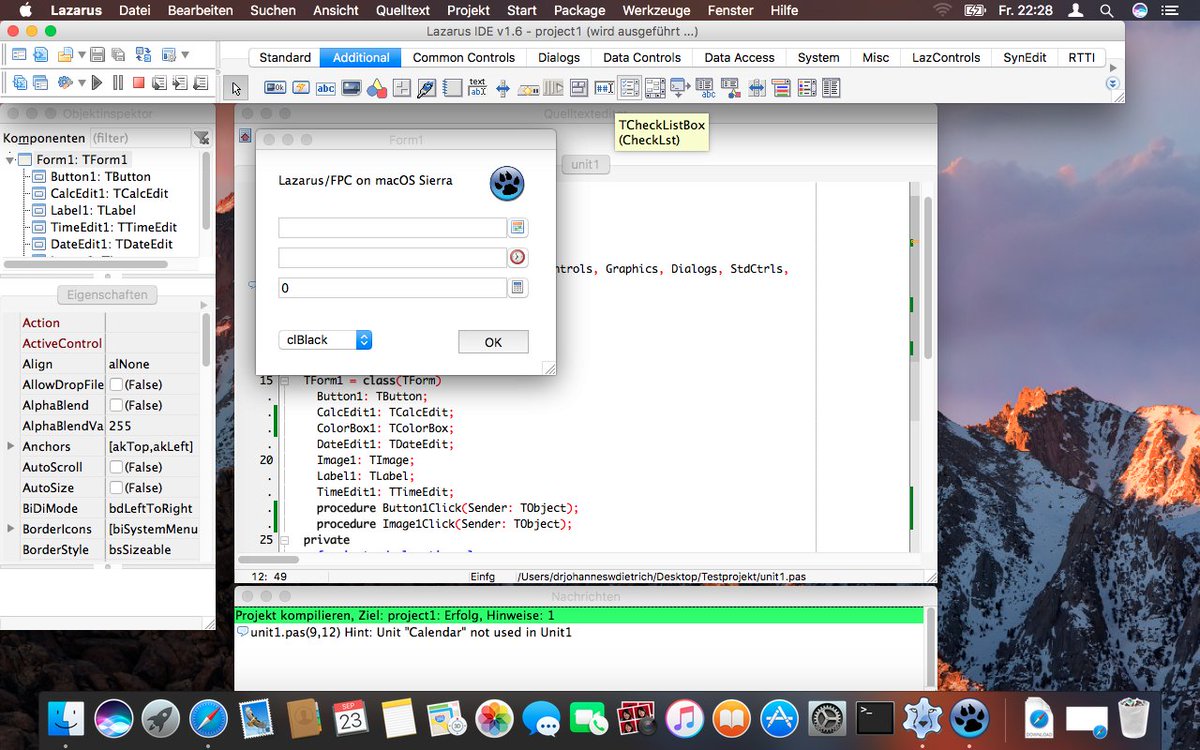 SciPasTips's tweet image. #Pascal and #Object_Pascal can be used to develop for the most recent versions of #macOS, too. IDEs and compilers for the #Mac include #Embarcadero #Delphi, #FreePascal and the #Lazarus IDE.