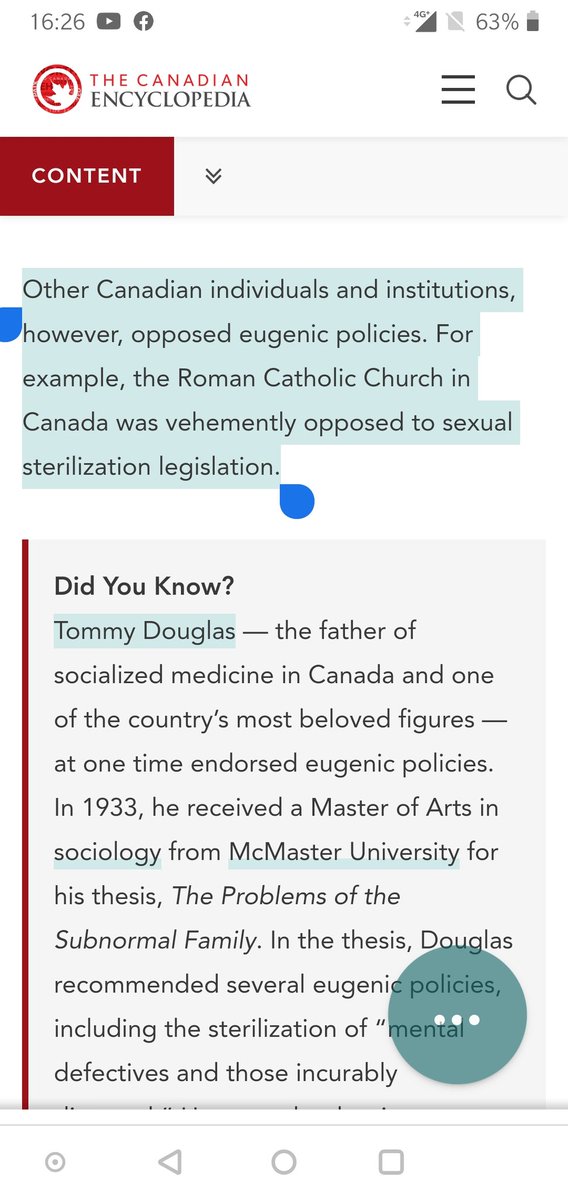 @Mickrocket1 @DaxtonWax @HBServetus @GeorgeTakei This text mentions 'catholic' three times and in every instance they are in opposition to eugenics, what the hell are you talking about