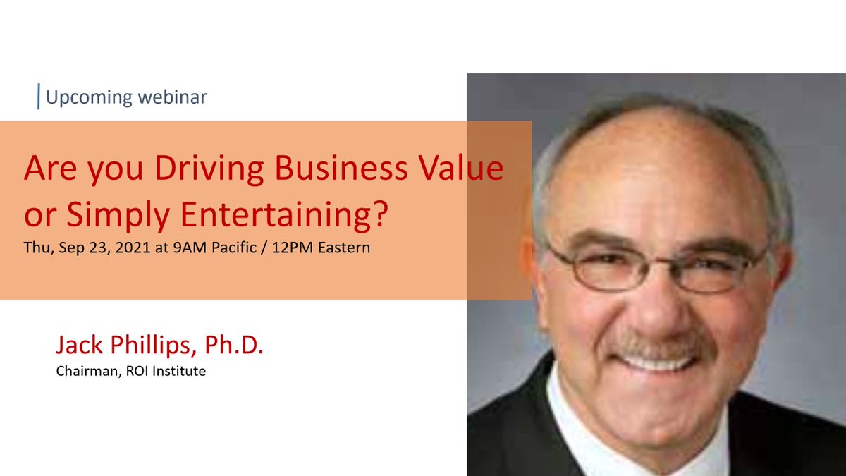 trainmagnetwork's tweet photo. Are you Driving Business Value or Simply Entertaining? @ROI_Institute @ppphillips, https://t.co/cxPQHObt9D #training #learning #elearning #traininganddevelopment #LearningandTalentDevelopment https://t.co/t9Fgronn4S