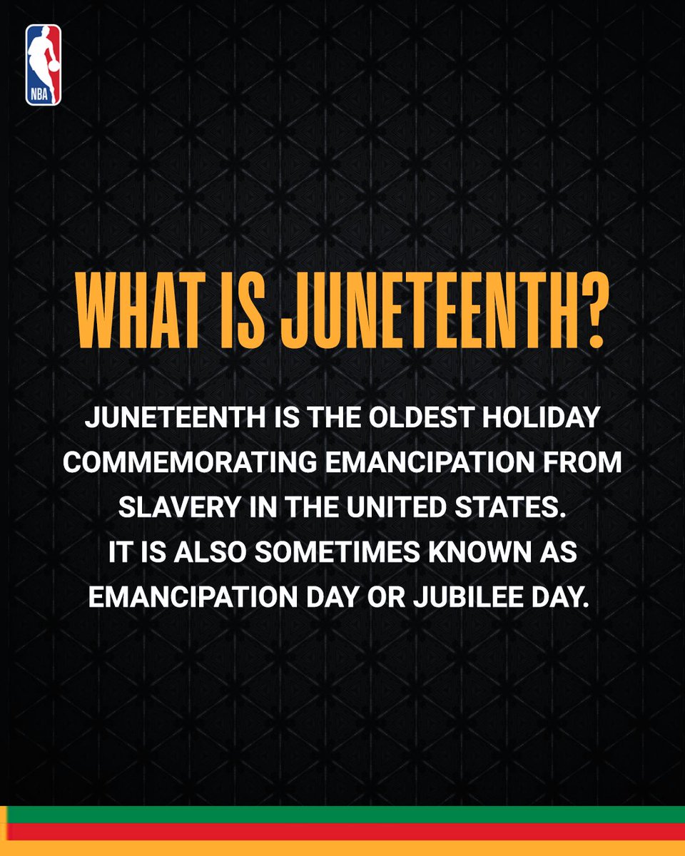 Today we celebrate #Juneteenth, a holiday commemorating the emancipation of slaves in the United States. But if you’re not familiar with Juneteenth, you’re not alone. Learn more about the history of this holiday and why we celebrate it. https://t.co/lYGZtrRsOX