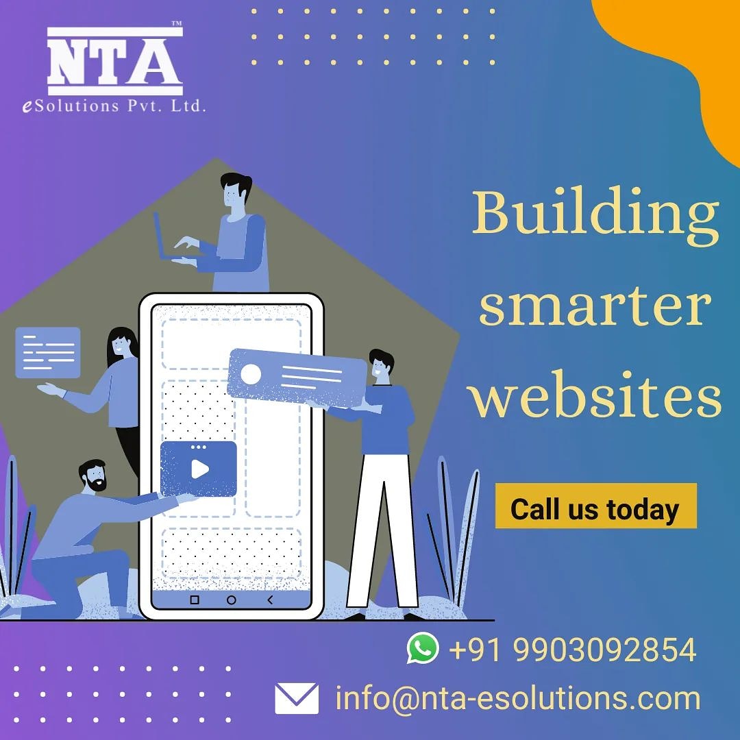 ntaesolutions's tweet photo. Building smarter websites, Call us today

Call: +91 9903092854
Email: info@nta-esolutions.com

#websitedevelopment #ntaesolutions #websitedesign https://t.co/yUSeRJNwK7