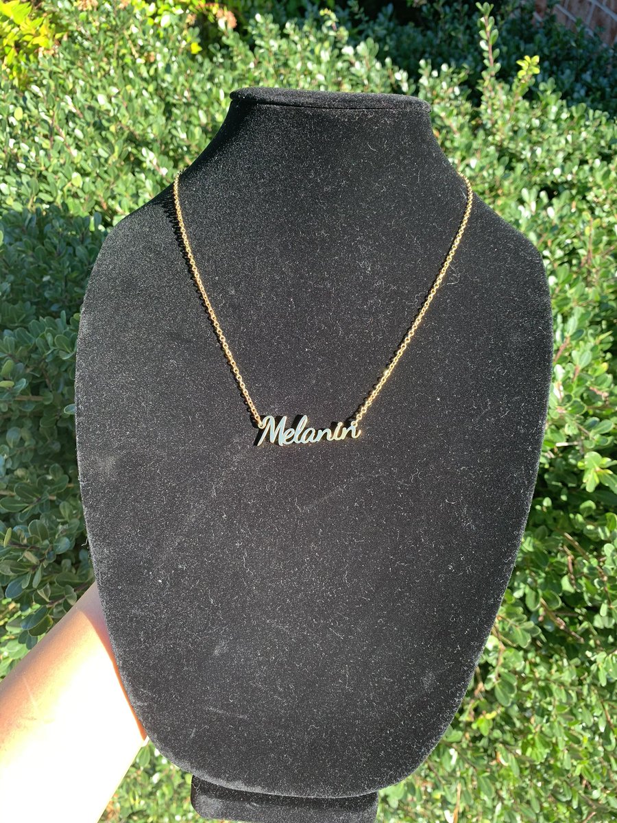 ItsREDheadKAYLA's tweet photo. In honor of Juneteenth grab you a stainless steel, gold plated necklace with an “18 chain from our site. On sale for $12! Shop https://t.co/jEIUq7cNe9 🛍 local pick up only! https://t.co/J8q4AzM6ib