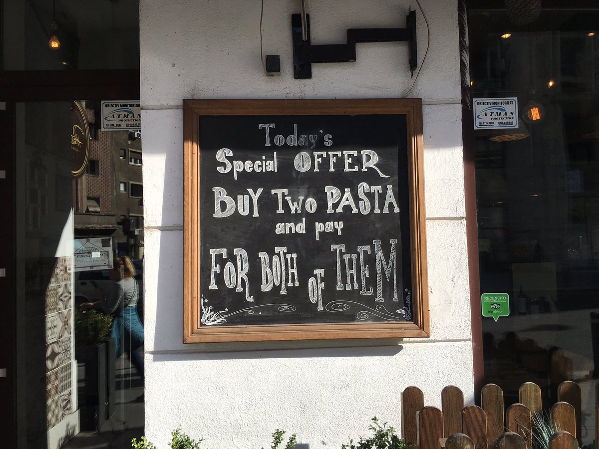 EUTravelMag's tweet photo. Love the CafΓ© humour in #Bucharest! π
#visitbucharest #bucurestiul #buchuresti #visitromania @RomaniaTourism #pubhumour https://t.co/HiNeKJ6wvX