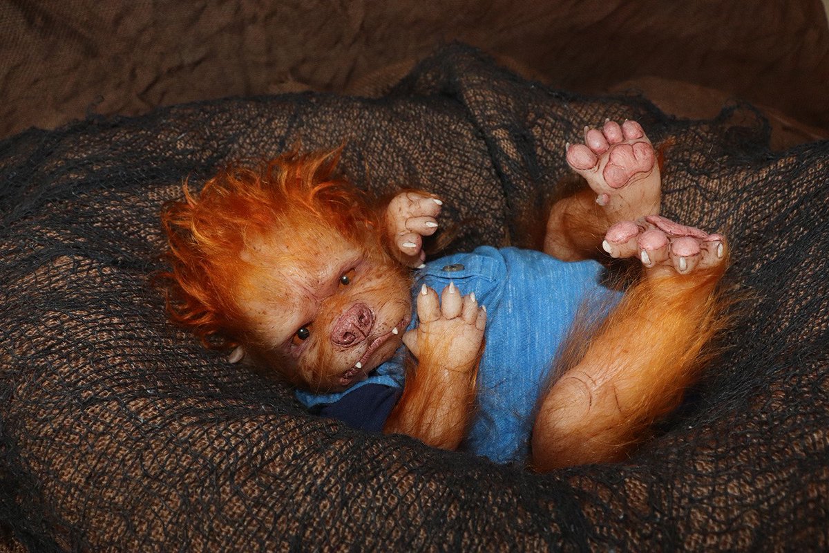werepups's tweet photo. Crazy curls! #werepups #werewolf #sfx https://t.co/98P4MlZ0YJ
