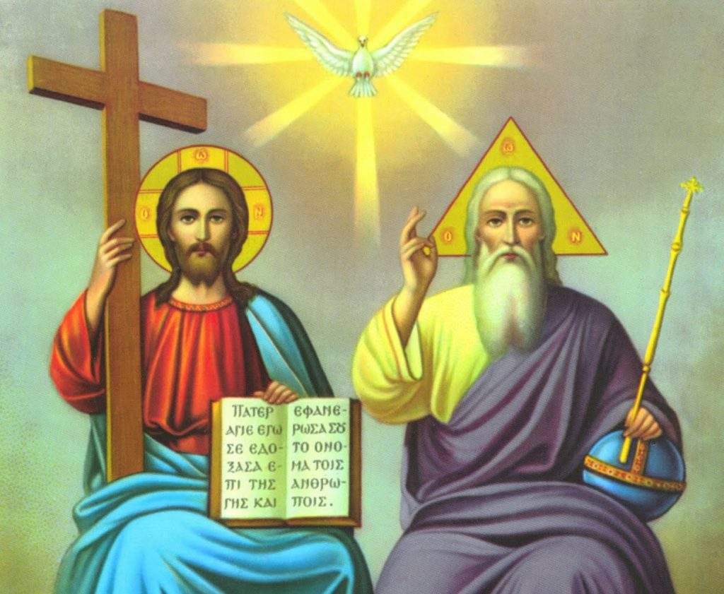 Св дух. Икона Святой Троицы Новозаветная. Троица икона Святой Троицы Новозаветная. Бог отец. Бог Святой дух.