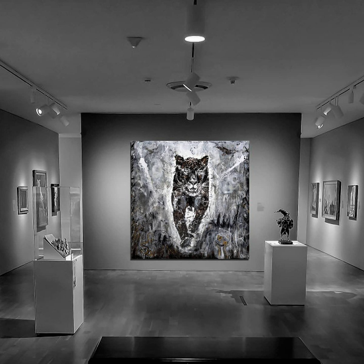 BLACK JAGUAR - Exclusive Art Series THE UNFORGETTABLE - It is what you do not expect there to be, but discover when you look closer.
Painting 180X 180 cm with hidden treasures.
More inf: gesselli.nl/black-jaguar.h…

#hiddentreasures #blackjaguar #seriestheunforgettable #oswingesselli