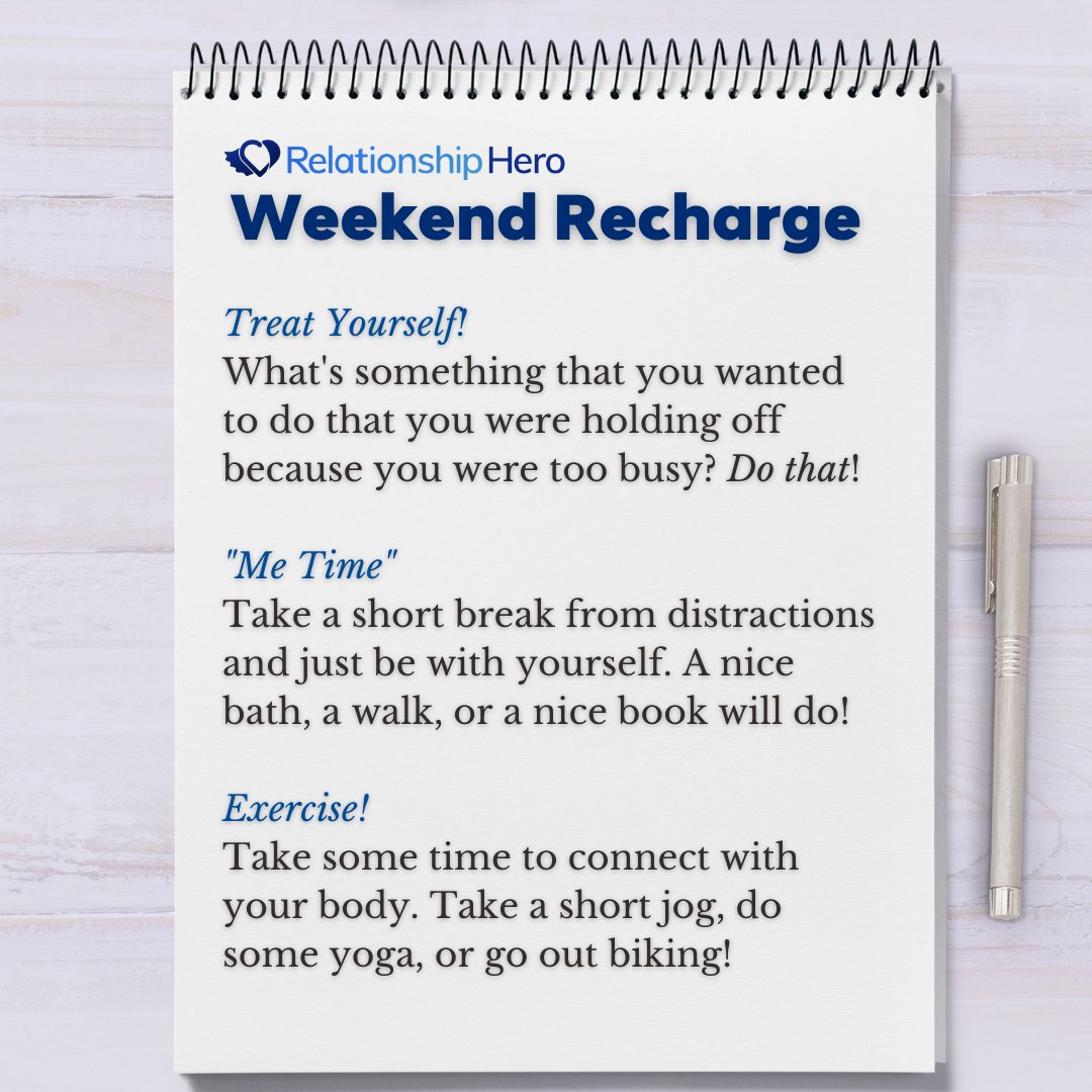 RelHero's tweet photo. We're giving you permission to treat yourself. :) 
#RelationshipHero #Weekend #Recharge https://t.co/ITaMWK7uht