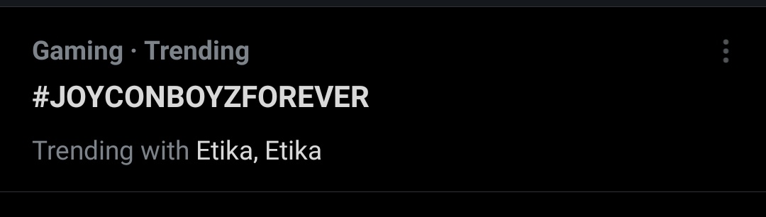 Always makes me so happy to see #JOYCONBOYZFOREVER trending 🥲