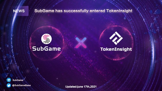 PolkadotSpace's tweet photo. 🕹 @SubgameBase has partnered with @TokenInsight
🕹 #SubGame is a public chain development team based on the Polkadot Para chain. It hopes to build a public chain with cross-chain interoperability.
#PolkadotSpace https://t.co/Z3Wx1RroPw