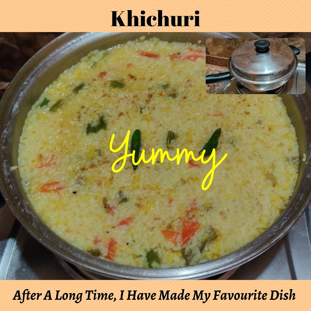 CoachAninda's tweet photo. I have cooked my own, with 1 teaspoon of ghee. It is full of nutrition due to the "VITALOK" technology of the cookware. It is so delicious that I can feel the taste of all ingredients in it.
#foodcoma #foodindia #foodblogfeed #cleaneat #cleaneatingrecipe #enjoyfood https://t.co/IQx4plyHta