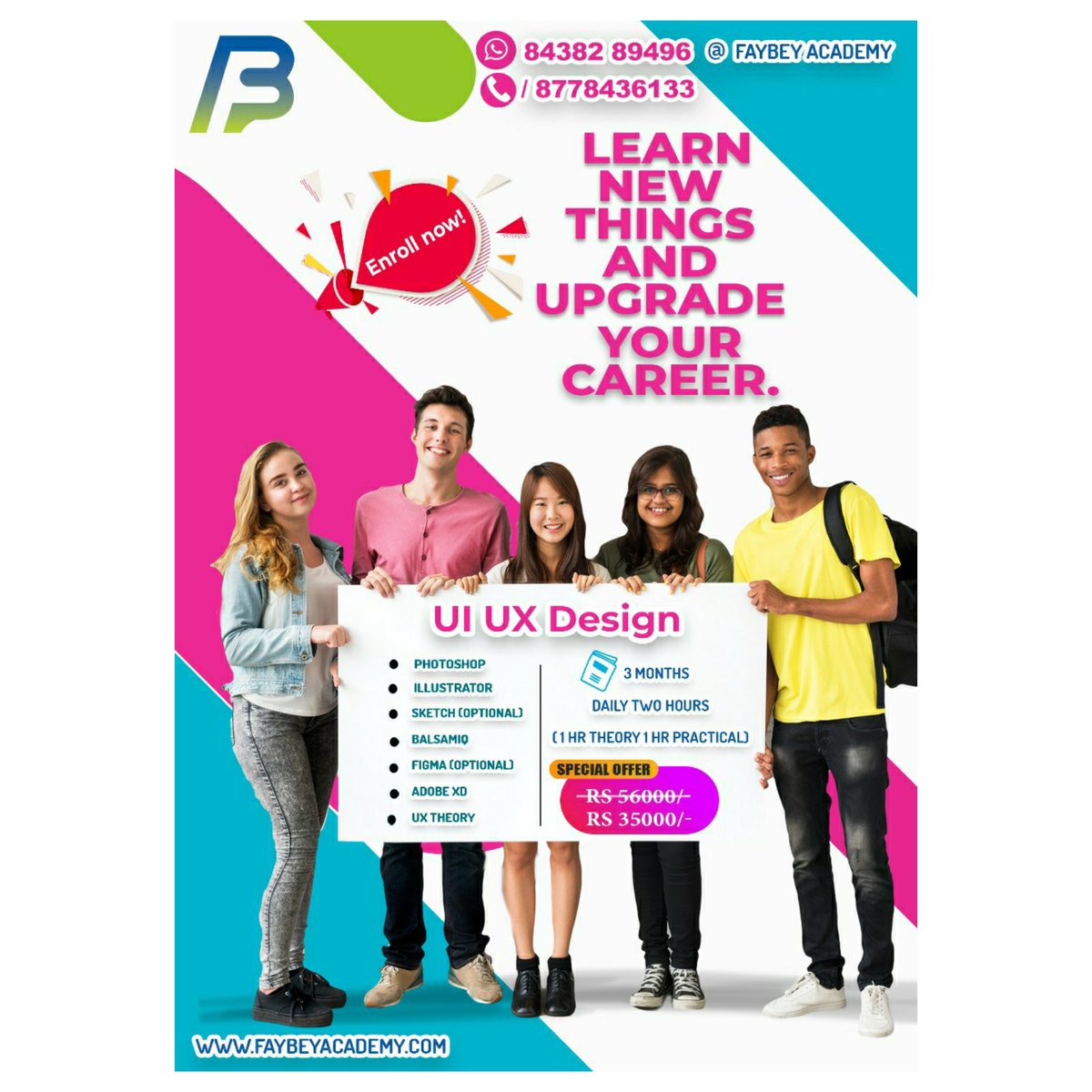 FaybeyA's tweet image. Special Offer is going 📢 Hurry up!! Enroll Now 📥
The Enrollment form link in Bio 📕

#faybey #faybeyacademy #academia #academy #academics #uidesign #ui #uiuxdesigner #uiuxzone #worthit #worth #apply #enroll #enrollnow #teacher #teaching #training #indesign #art