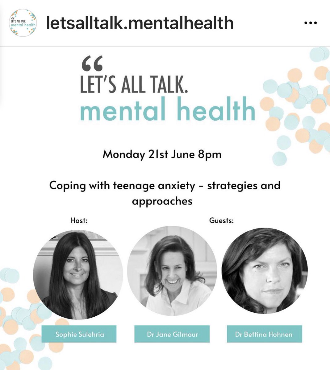 incredibleconvo's tweet photo. We are delighted to join this brilliant initiative hosted by #LetsAllTalkMentalhealth . On Monday 21st June at 8pm we will be discussing ways of managing #anxiety in #teenagers . Come and join us ➡️ https://t.co/uwJq69cVsW #webinar #parenting #patentingtips #mentalhealth https://t.co/L0VWKDxwDJ