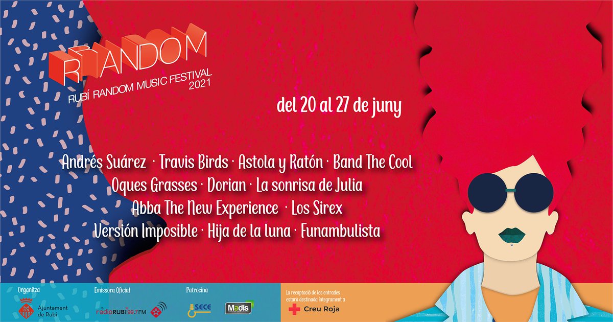 AjRubi's tweet photo. 🎟️ El @rrandomfestival et dona l'oportunitat de gaudir de grans artistes en espais molt especials i a prop de casa. Demà arrenquen els concerts, fes-te amb la teva entrada a https://t.co/5ozS06reCt #rubicity #rrandom #RR21 https://t.co/lO1WnNcRHr
